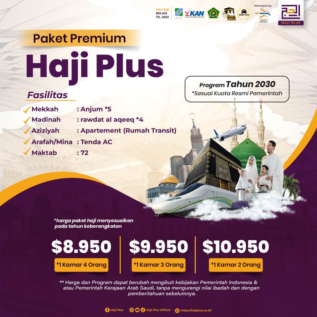 Biaya Haji Plus 2025 Resmi Kemenag, Hotel Bintang 5